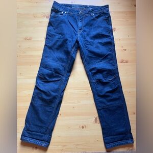 Alpinestars motorcycle jeans with Kevlar dark wash